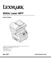 Lexmark x1240 manual pdf